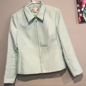 Casual Corner Quilted Jacket Mint Size 8